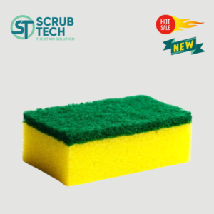 Custom Printed Kitchen Cleaning Sponge Scouring Pads Utensil Cellulose Cleaning Sponge