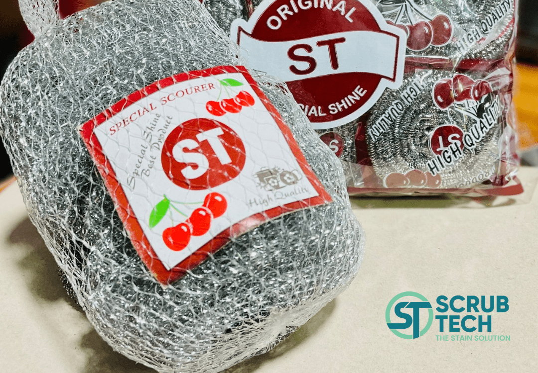 Galvanized Iron Mesh Scourer | High-Quality Kitchen Metal Scrubber Sliver Scourer Ball in Polybag Packing