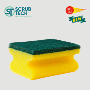 Custom Printed Kitchen Cleaning Sponge Scouring Pads Utensil Cellulose Cleaning Sponge